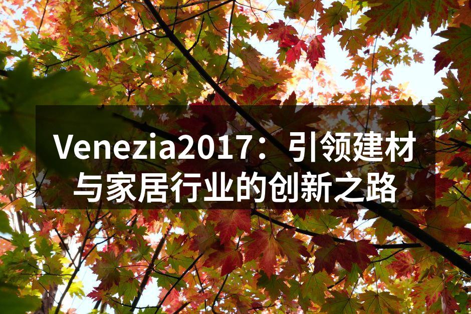 Venezia2017：引领建材与家居行业的创新之路